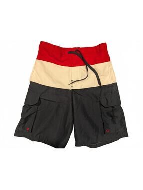 Monument Swim Trunks Colorblock Board Shorts Mesh Lining Size Small Mens 31x10